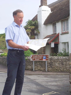 Mike with new Croyde map 2006