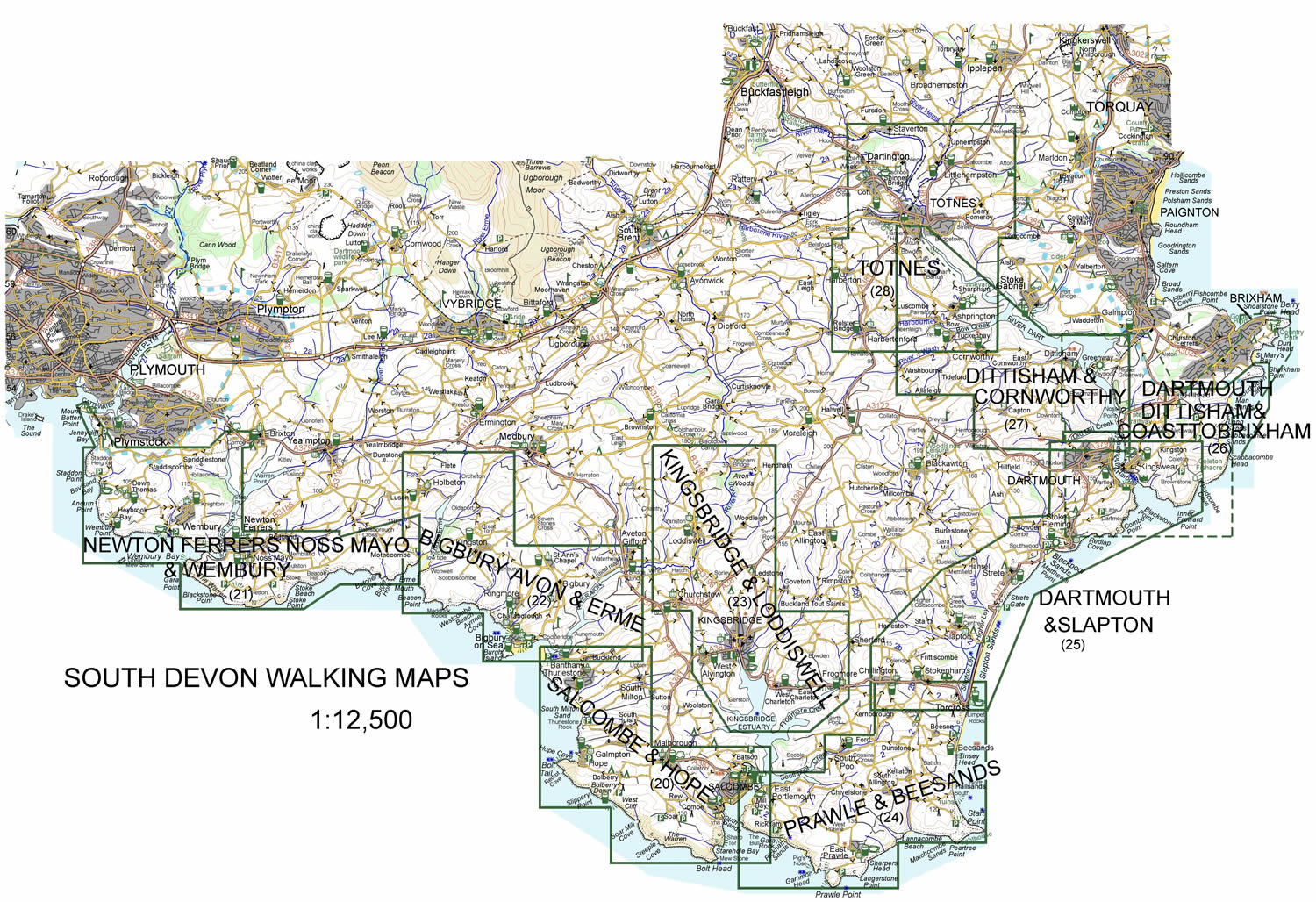 Croydecycle walking maps 1:12500